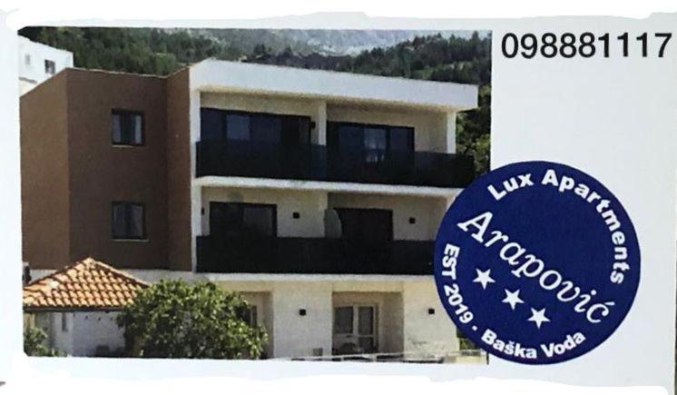 Apartmani Arapovic Baška Voda Kültér fotó